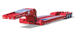60SA Spread axle lowboy trailer