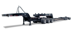 65SA modular spread axle lowboy trailers