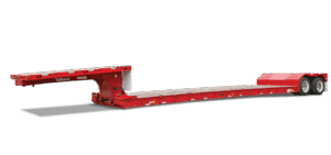 Double drop mechanical removable gooseneck trailer